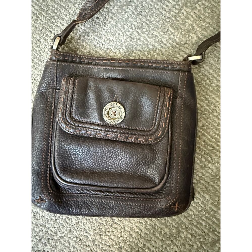 Brighton brown leather crossbody